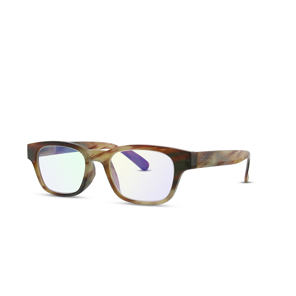 Brown Brushed Reading Glasses