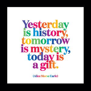 Yesterday Is History Magnet