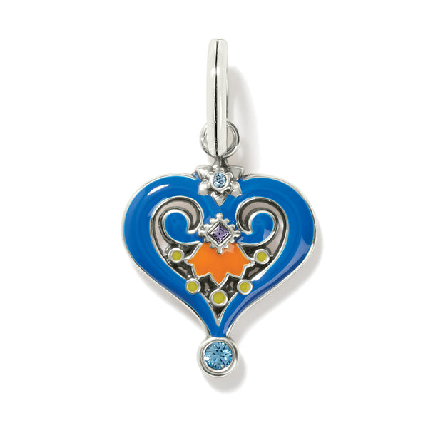 La Farfalla Heart Charm