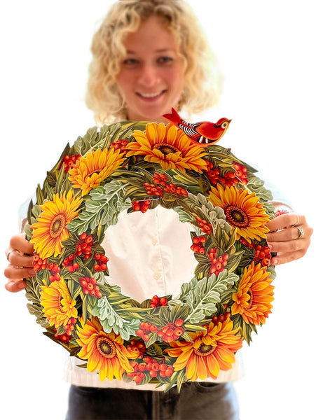 Harvest Wreath Card