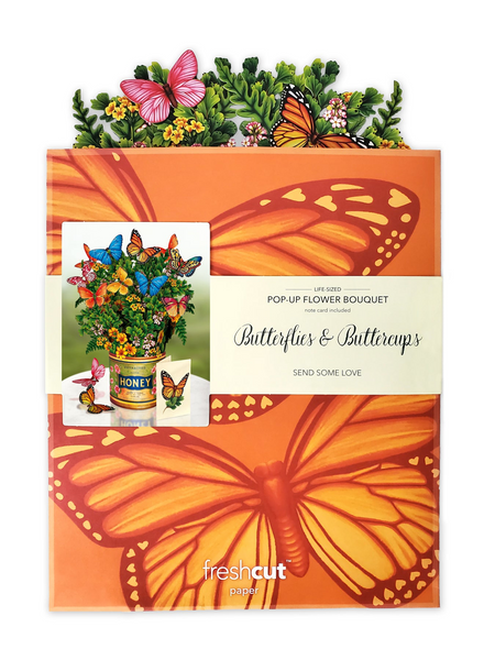 Butterflies & Buttercups Card