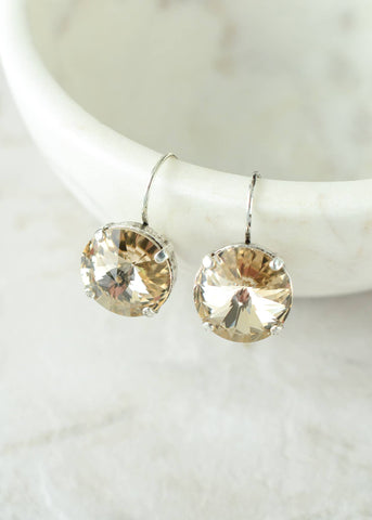 Bev Earrings Light Silk