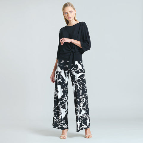 Black Side Tie Top