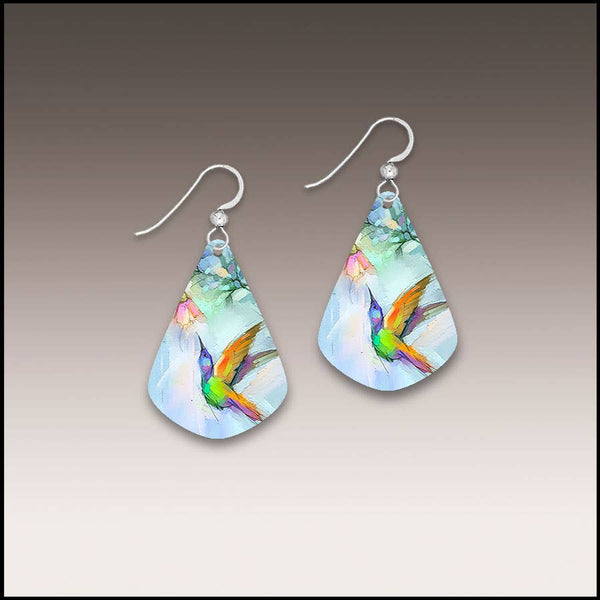 Hummingbird Petal Earrings