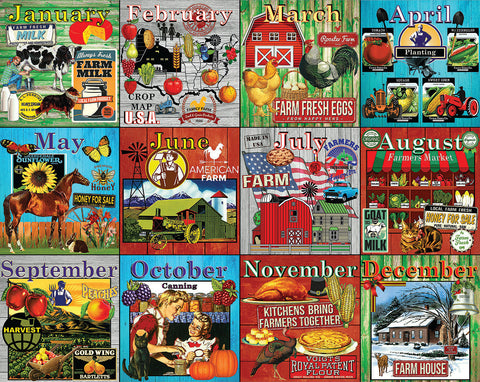Farm Calendar Puzzle