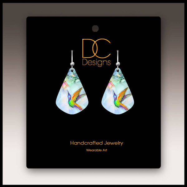 Hummingbird Petal Earrings