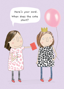 When Does Cake Start Card