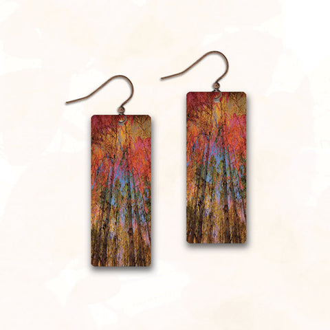 Forest Rectangle Earrings