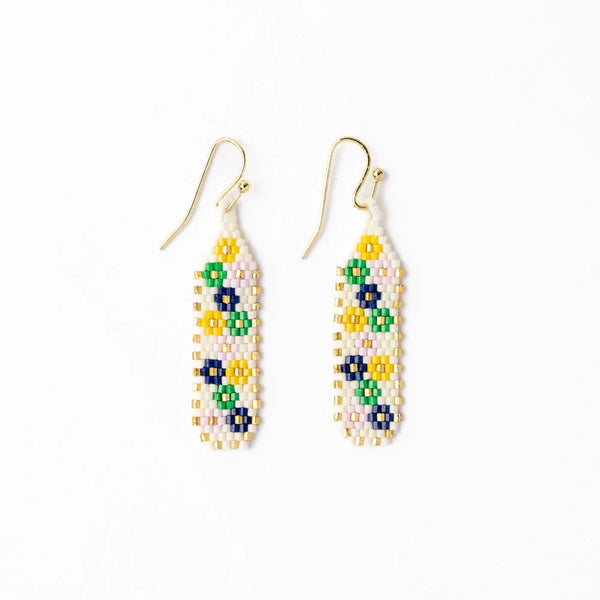 Nadia Floral Ivory Earring