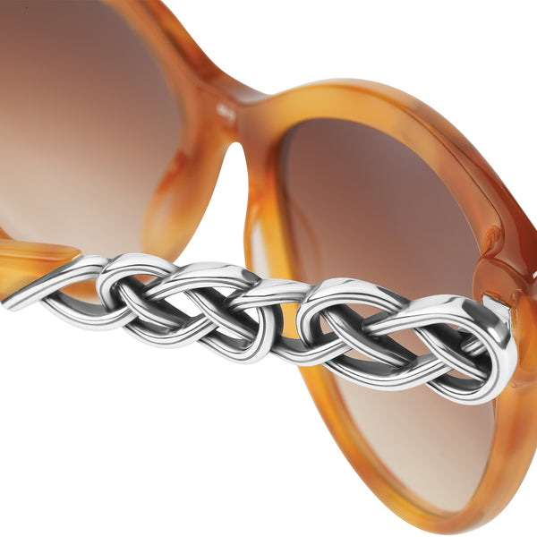 Interlok Braid Amber Sunglasses