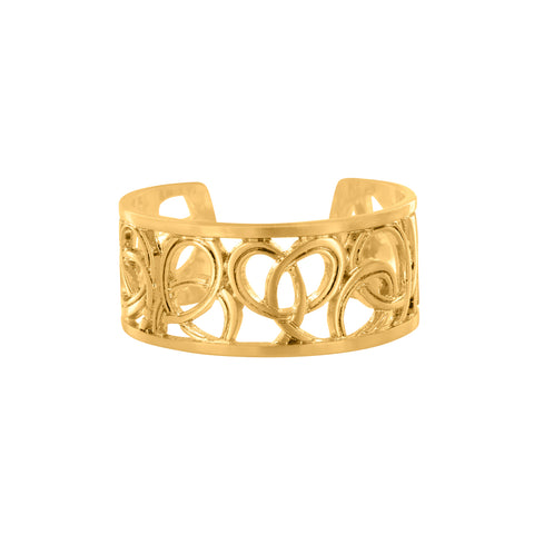 Christo Vienna Gold Narrow Ring