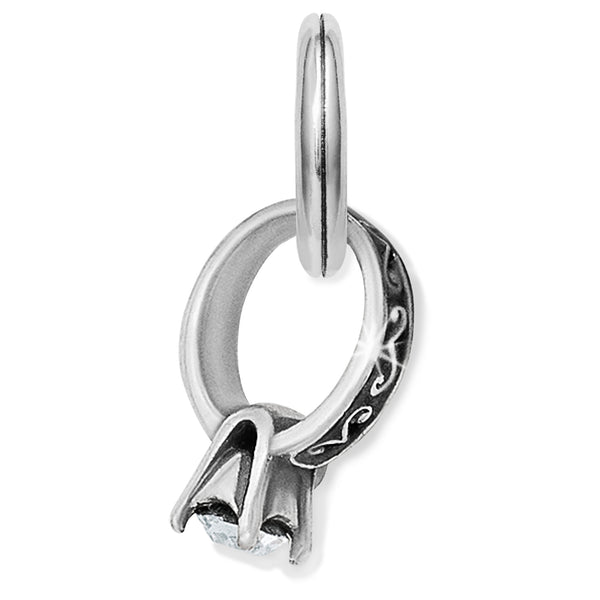 Diamond Ring Charm