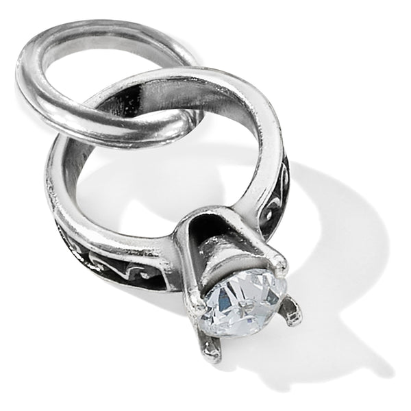 Diamond Ring Charm