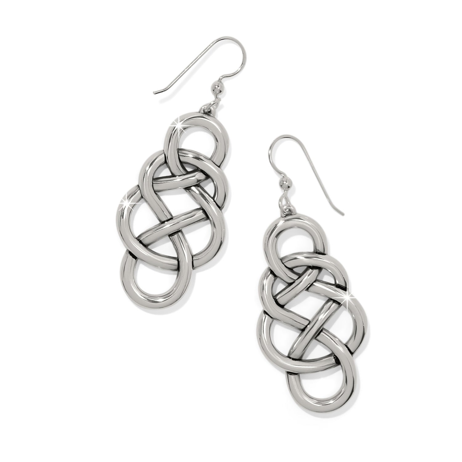 Interlok Braid Drop Earrings