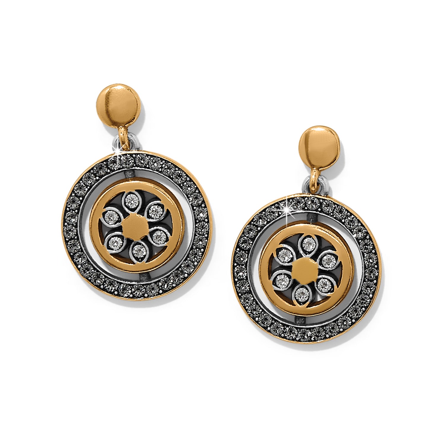 Flora 2 Tone Earrings