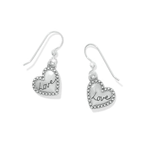 One Heart Wire Earrings