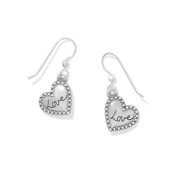One Heart Wire Earrings