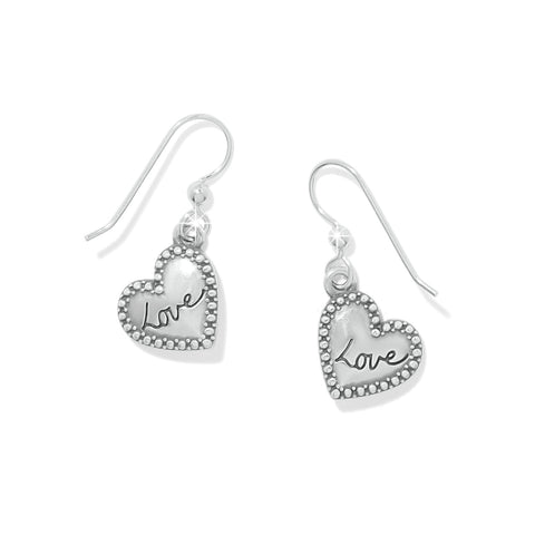 One Heart Wire Earrings