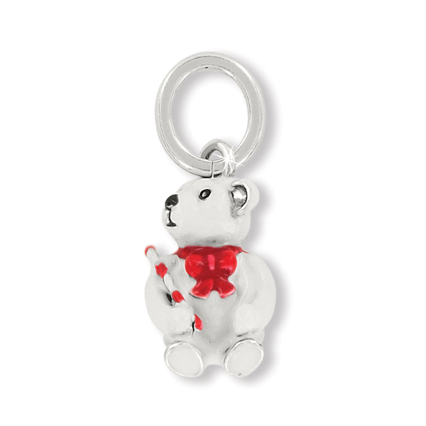 Frosty Christmas Bear Charm