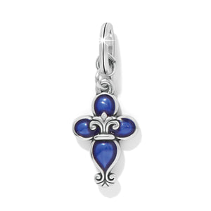 Fleur De Lis Cross Charm