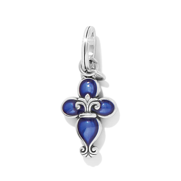 Fleur De Lis Cross Charm