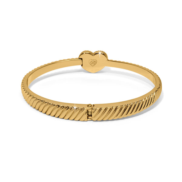 Celestia Heart Gold Bangle