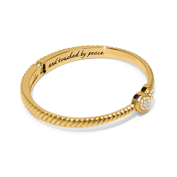 Celestia Heart Gold Bangle