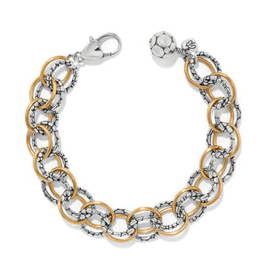 Pebble Link 2 Tone Bracelet