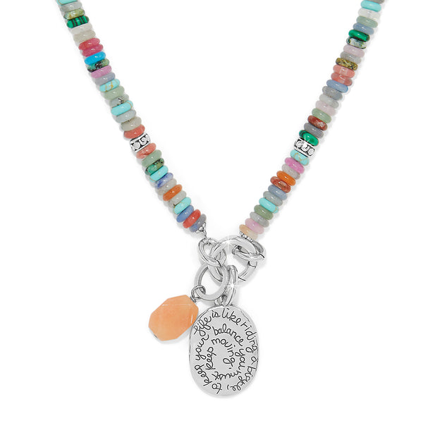 Charm Mix Gemstone Necklace