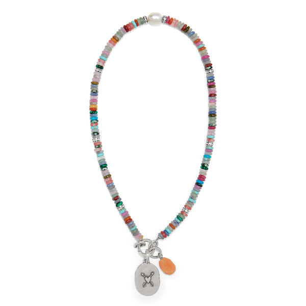 Charm Mix Gemstone Necklace