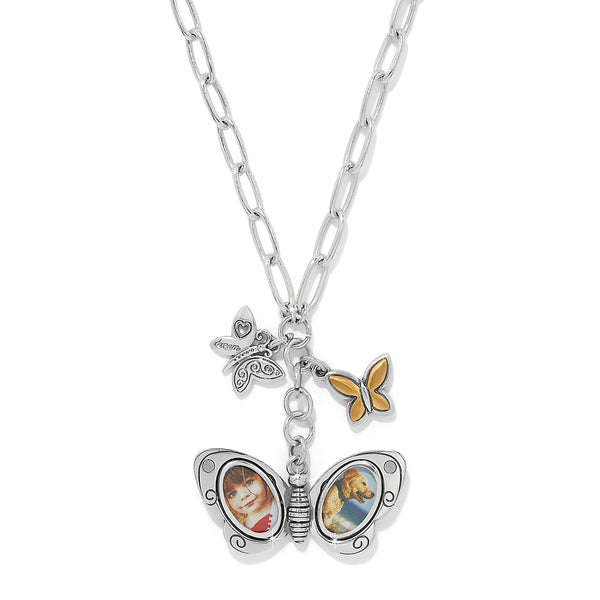 Butterfly Locket Necklace