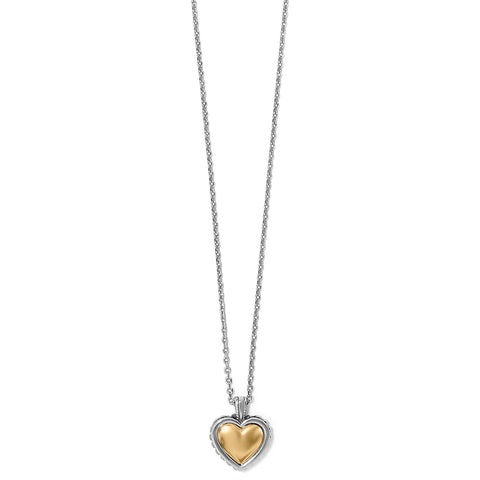 Pretty Tough GoldHeart Necklace