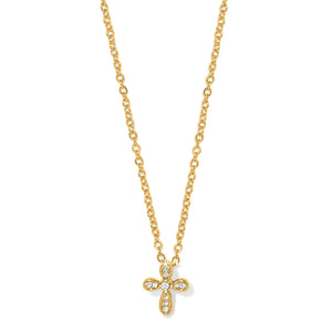 Enchanting Cross Gold Necklace