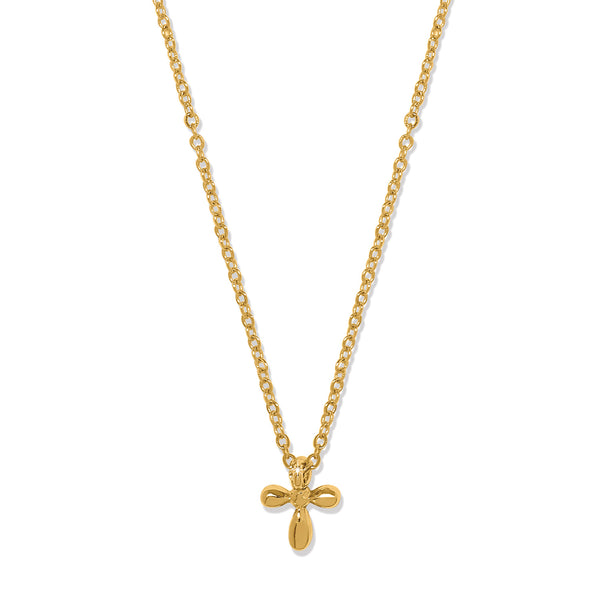 Enchanting Cross Gold Necklace
