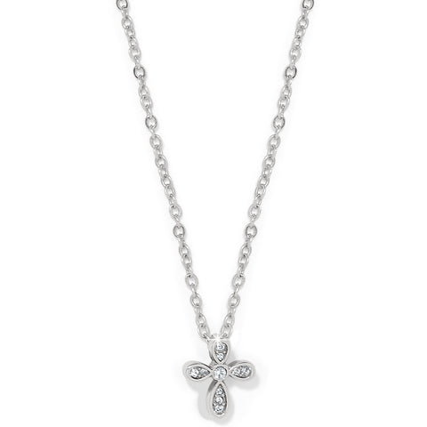 Enchanting Cross Silv Necklace