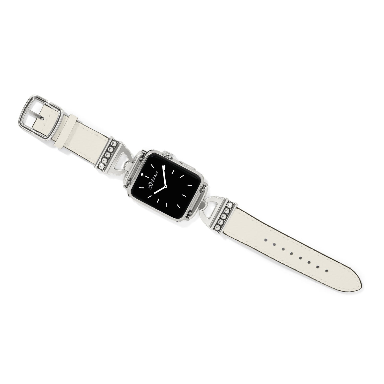 Brighton reversible watch beautiful from black strap red strap silver band Vintage Brighton Reversible Belt Black Red Leather Silver  main image 4