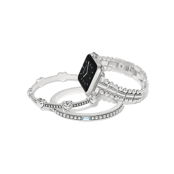 Pretty Tough Silver Watch Band