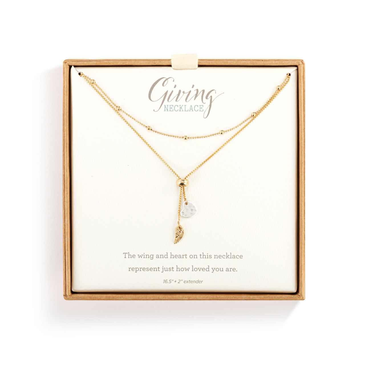 Heart & Wing Necklace