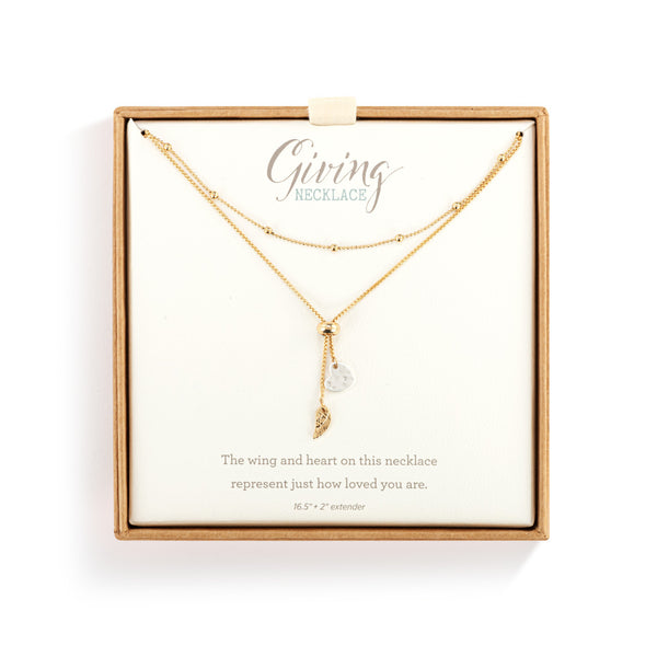 Heart & Wing Necklace