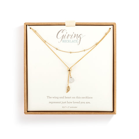 Heart & Wing Necklace