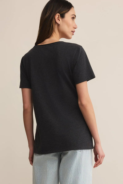 Black Pocket Tee