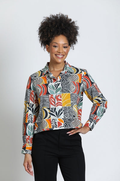 Terracotta & Moss Top