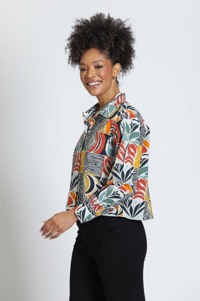 Terracotta & Moss Top