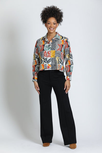 Terracotta & Moss Top