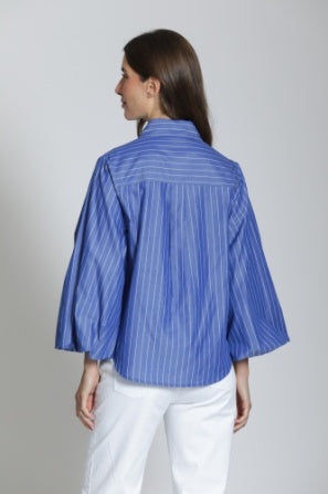 Blouson Striped Top