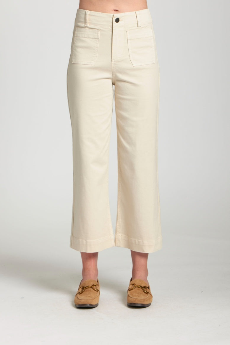 Natural Wide Leg Pants