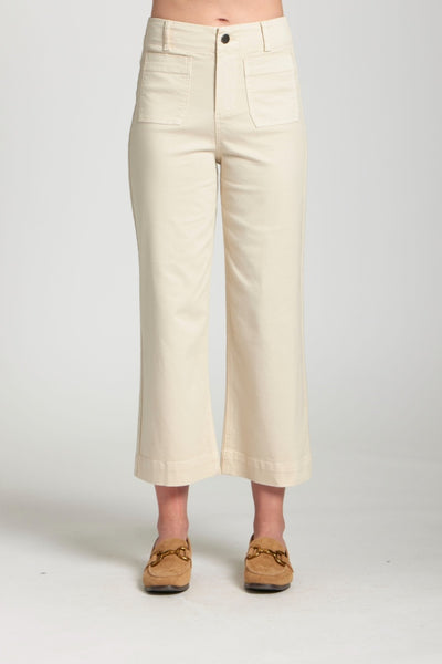 Natural Wide Leg Pants
