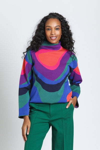 Painted Glass Sweater