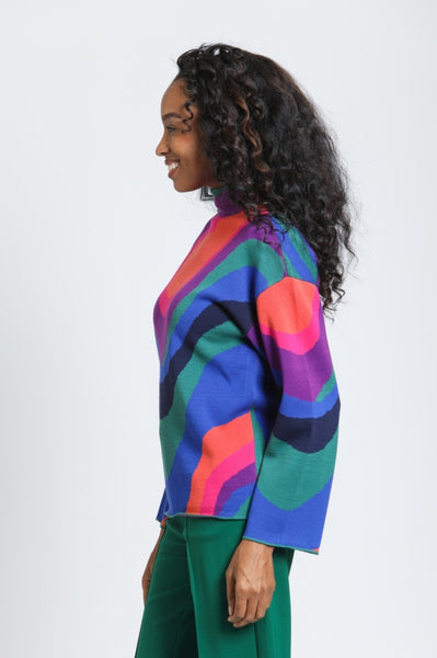 Painted Glass Sweater