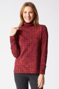 Cozy Ruched Turtleneck